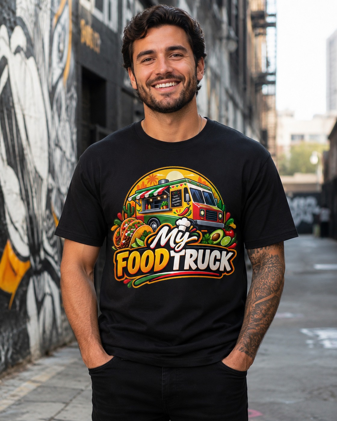 Black Street Tee